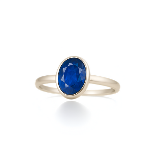 Blue Sapphire Ring for Kumbha Rashi and Shatabhisha Nakshatra